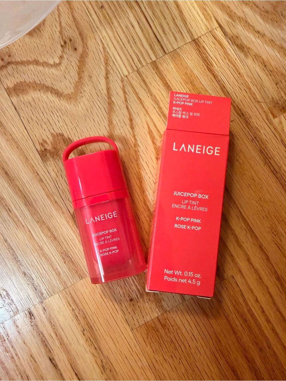 Laneige K-Pop Pink Juice Box Lip Tint - Brand New In Box